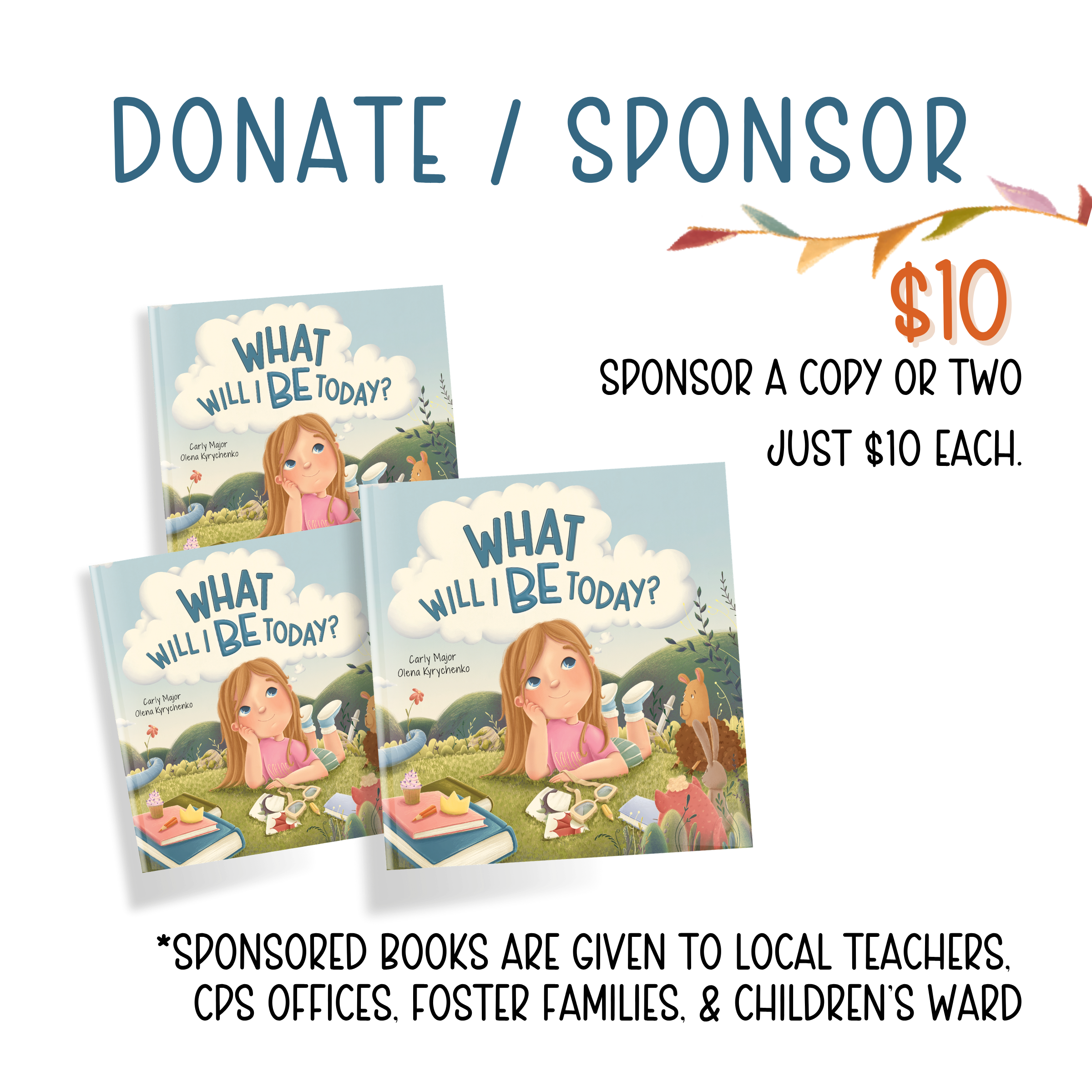 What Will I Be Today - Donation